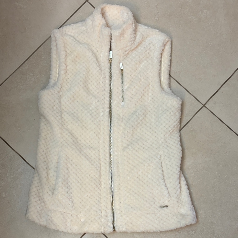 Calvin Klein Off-White Textured Vest